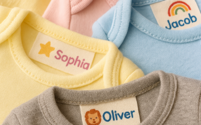 Étiquettes personnalisées pour enfants : sécurité et durabilité avant tout